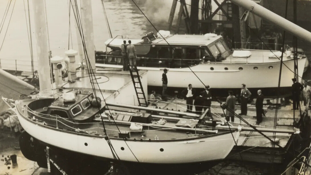 Halvorsen centenary, piece in exhibition. Courtesy of the Australian National Maritime Museum