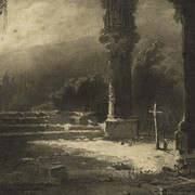 Louis-Jacques-Mandé Daguerre, George Maile, un clair de lune, ca. 1826. Courtesy of George Eastman Museum