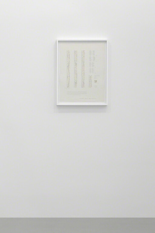 Channa Horwitz. Courtesy of Lisson Gallery 