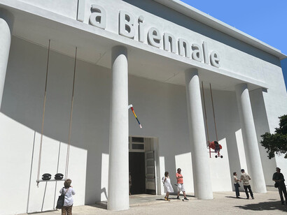 Prédio da Bienal de Arte Contemporânea em Veneza, Itália