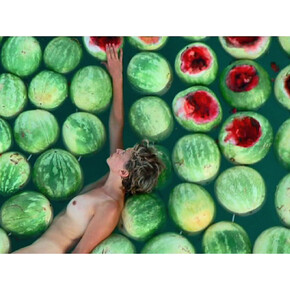 Sigalit Landau (b. 1969, Jerusalem, Israel), DeadSee, 2005, Video, 11:39 min. loop, silent, Courtesy of the artist.