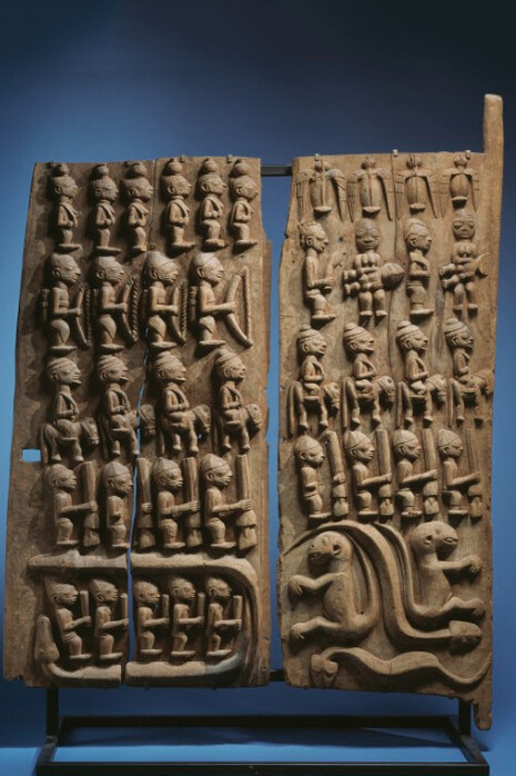 Master of Ikerre, Door panel, late 1800s. Courtesy of Denver Art Museum