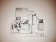 Nathalie Du Pasquier, Untitled (5), 2009, Ink pen on paper, 50 x 70 cm
