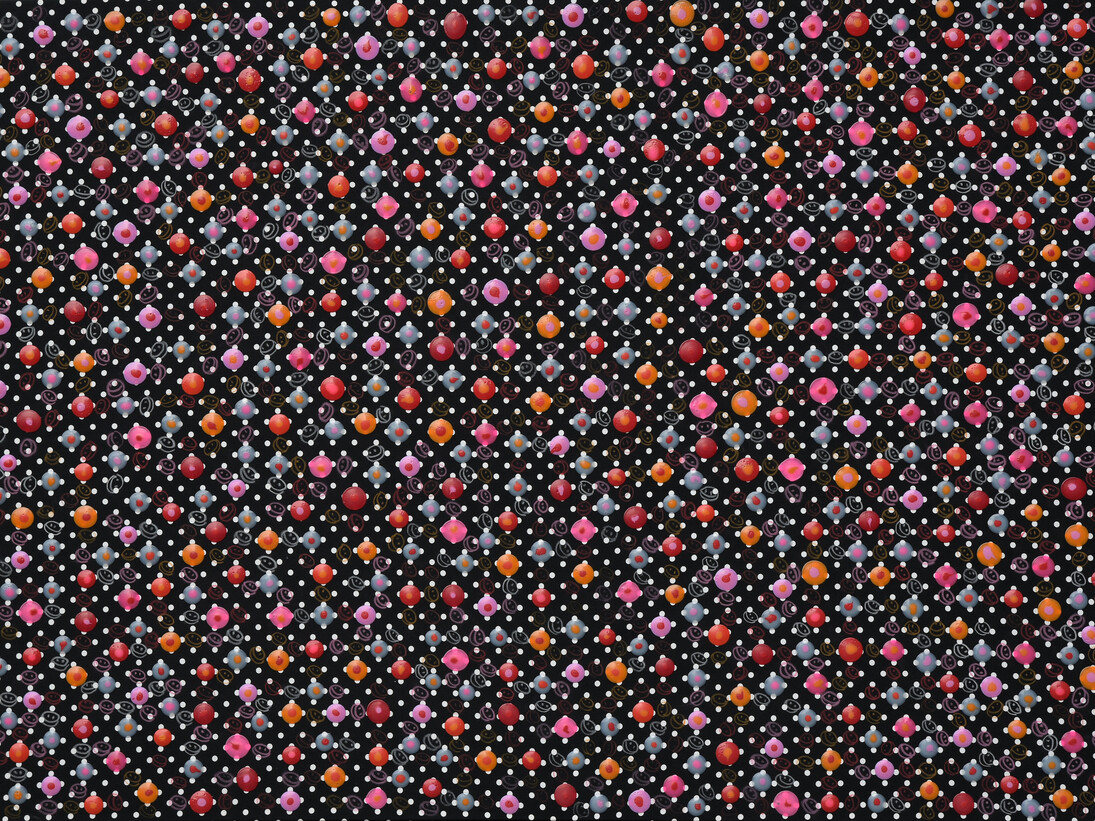 Shinya Sakurai, Love pool, 2012, tecnica mista su tela, 100 x 150 cm 