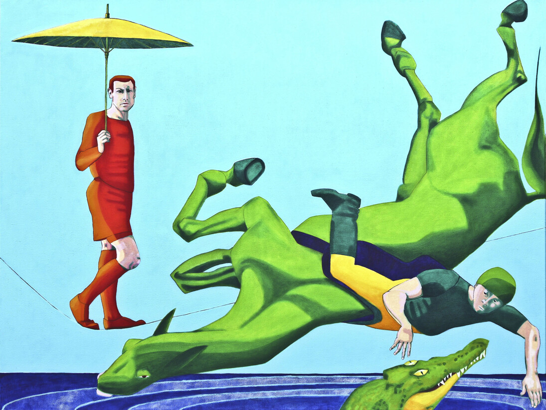 Alexandra Weidmann, Strength is Born of Calmness, Oil on Canvas, 43.5" x 55"