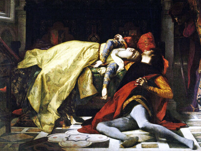 Alexandre Cabanel. Death of Francesca da Rimini and Paolo Malatesta, 1870