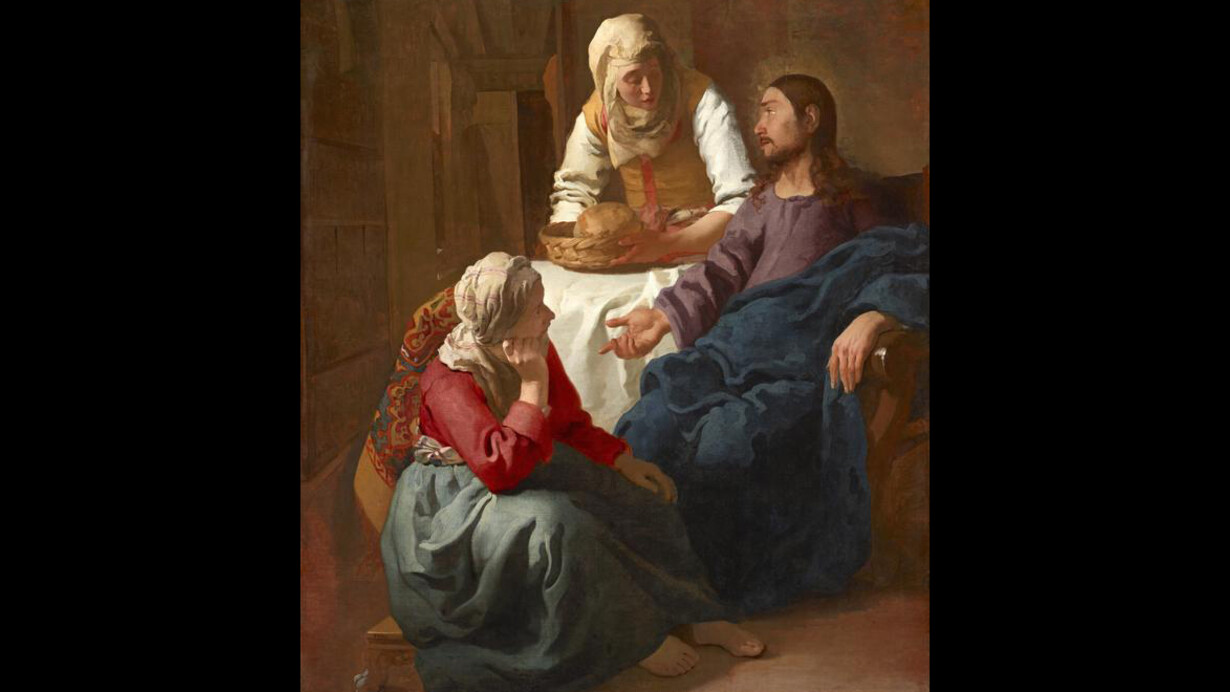 Johannes Vermeer
Christ in the House of Martha and Mary