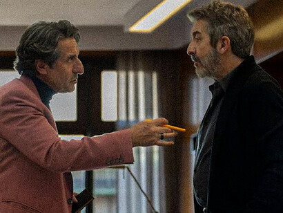 Martín (Diego Peretti) y Ulises (Ricardo Darín) en una sesión de terapia