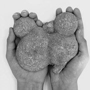 Blood, Stop, Space, Gold. Courtesy of Galería José de la Fuente