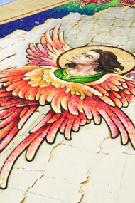 Piero Giannoni's work in progress © Serena Giovannoni