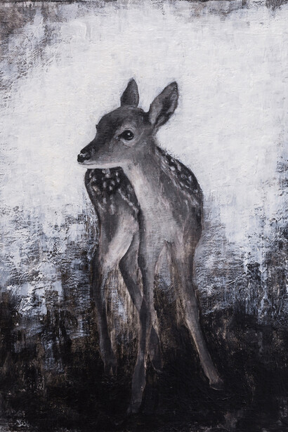 Stefan à Wengen, From the series "Detected Dictionary", 2014,  acrylic on canvas mounted on wood, 30 x 25 cm