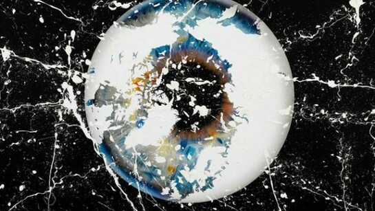 Marc Quinn, Solid, Liquid, Gas (Sublimation),
2013, Oil on canvas, 66 3/4 x 110 13/16 in. (169.5 x 281.5 cm), Photo: Todd-White Art Photography