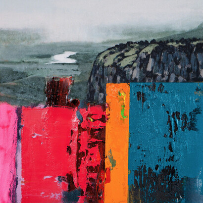 2 Landscapes. Courtesy of Christopher Moller Gallery