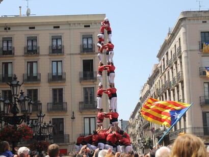 Barcelona. Castellet en el centro de la ciudad