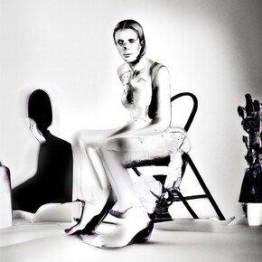 Jennifer Greenburg, Dvora, 2023, archival pigment print on Epson hot press bright, 31x31 inch image on 35x35 inch sheet, edition: 2+2AP,  © Jennifer Greenburg. Courtesy of Klompching Gallery