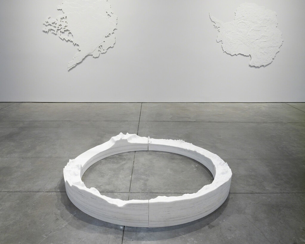 Maya Lin, Exhibition view. Courtesy of Pace Gallery
