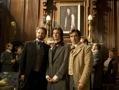 Lord Henry Wotton, Basil Hallward e Dorian Gray, nell'omonimo film