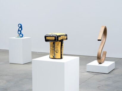 Matt Johnson, Installation view: Wood Sculpture, 303 Gallery, 2017. Courtesy of 303 Gallery