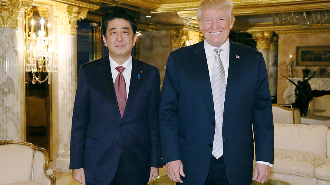 Shinzō Abe and Donald Trump