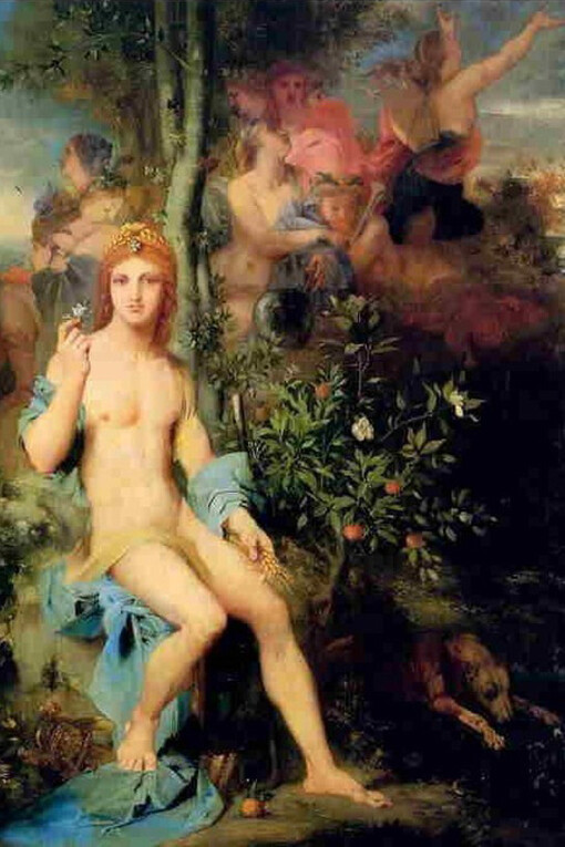 Gustave Moreau, Apollo e le nove Muse