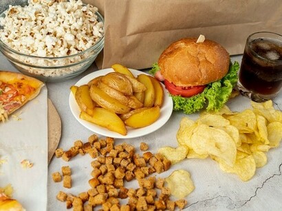 The consumption of processed fast foods, such as burgers, pizza, and chips, is a major driver of obesity and escalating healthcare expenses
