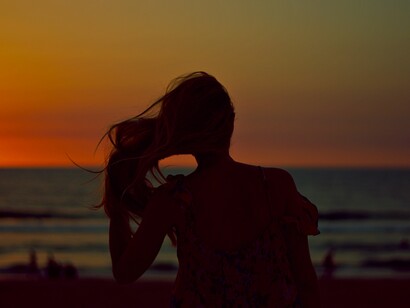Puesta de sol en Biarritz