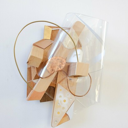 Kazuo Ishikawa,
“Imaginary Landscapes #3”,
H19 x W15 x D5 inches; Mixed Media. Courtesy of the artist and Viridian Artists