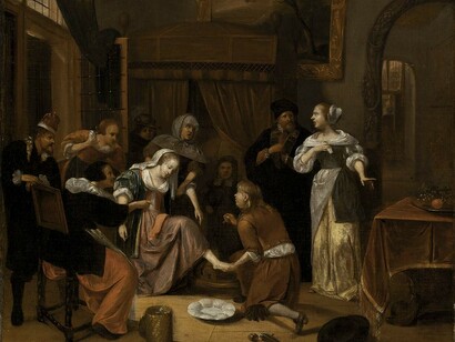 Una nueva visión de la visita del facultativo de Jan Steen