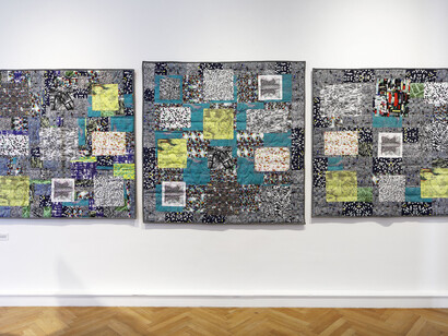 Claudia Hart, Patterns and politics, ausstellungsansicht. Mit freundlicher genehmigung des Francisco Carolinum Linz