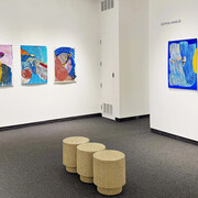 Sophia Ainslie, Woven, exhibition view. Courtesy of Gallery Naga