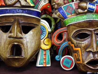 Máscaras mayas, México