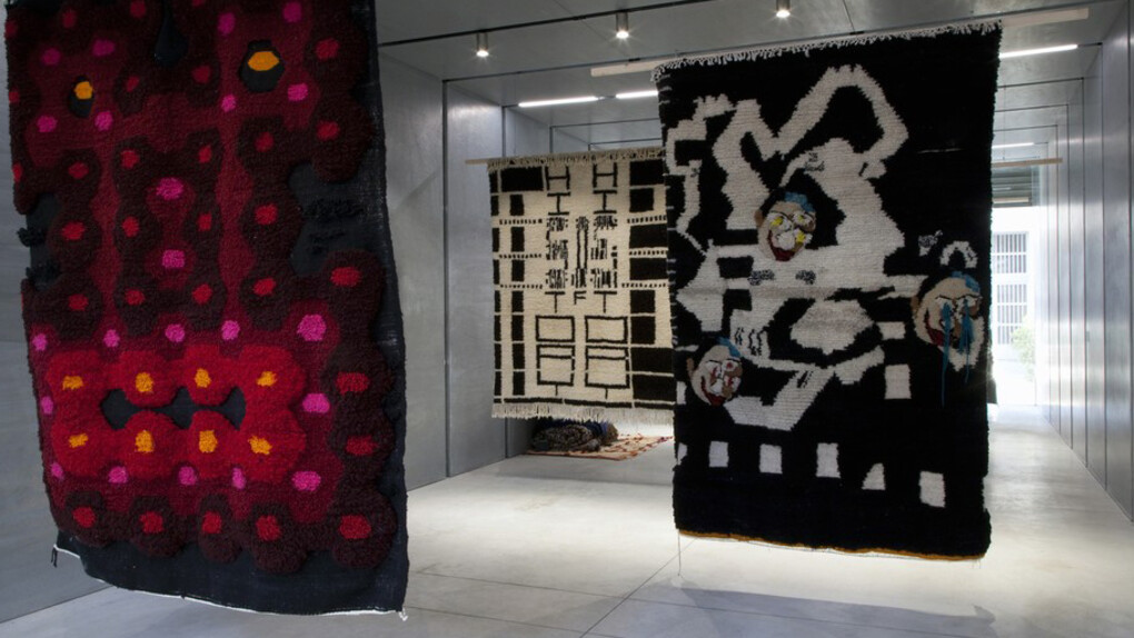 Rug Trip I: Morocco, Exhibition view. Courtesy of Plusdesign