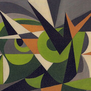 Balla, Forze di paesaggio + polvere, 1918. Per gentile concessione di CSArt - Comunicazione per l'Arte