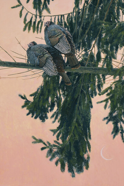 Ron Kingswood, Quiet morning (detail), 2026. Courtesy of LewAllen Galleries