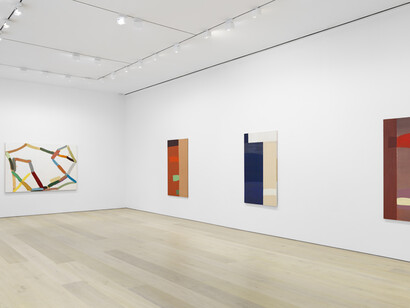 Al Taylor. Early Paintings, Exhibition view. Courtesy of David Zwirner