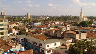 Vista aérea de Ciudad de Camagüey, Cuba