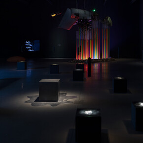 Océano interior, vista de exhibición. Cortesía de Museo de Arte Moderno de Buenos Aires