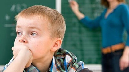 Niño con problemas de atención