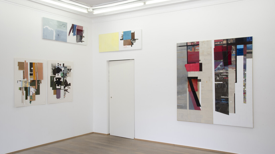 Hubert Wurth, Pièces récentes de conviction, vue d'exposition. Avec l’aimable autorisation du Nosbaum Reding