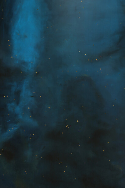 Gao Weigang, Eternal 3 , 2015, Oil on stainless steel, 190 x 150 x 5 cm / 74 3/4 x 59 1/16 x 2 inches, Courtesy Galerie Perrotin