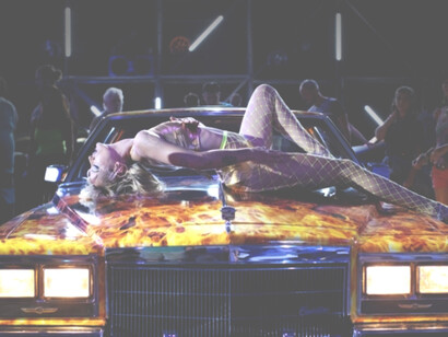 Una scena del film Titane