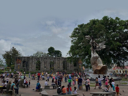 La Plaza Mayor de Cartago en la actualidad