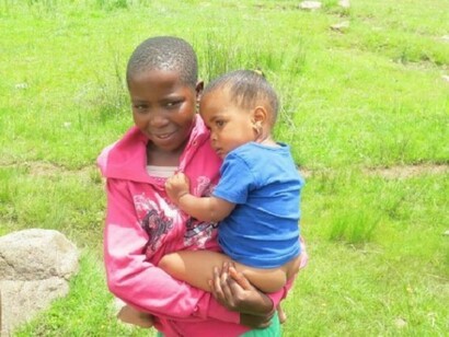 Young people taking care of youngers