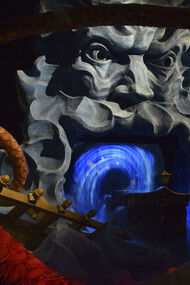 Adamastor, o gigante do Cabo das Tormentas perigo pelas naus, 2014. Fotografia World of Discoveries 