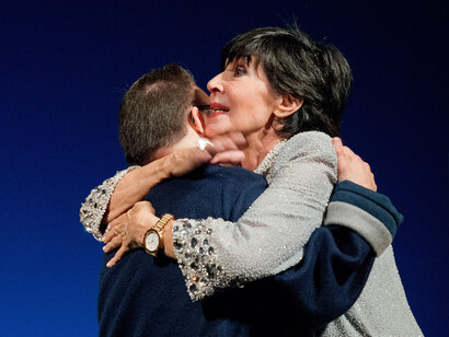 Escena de la representación de "Olivia y Eugenio"