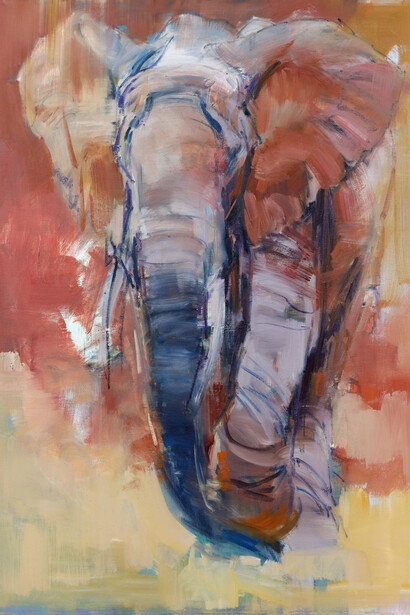 A Memory of Elephants. Courtesy of John Martin Gallery