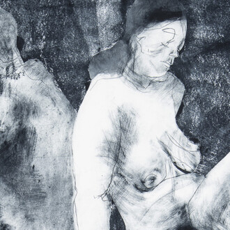 Alison Smith, Figure study II (detail), 2025. Courtesy of .M Contemporary