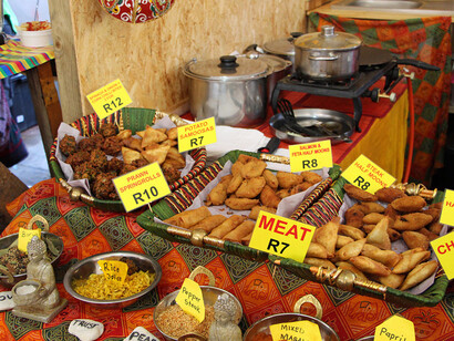 Street food tradizionale di Cape Town, Sudafrica