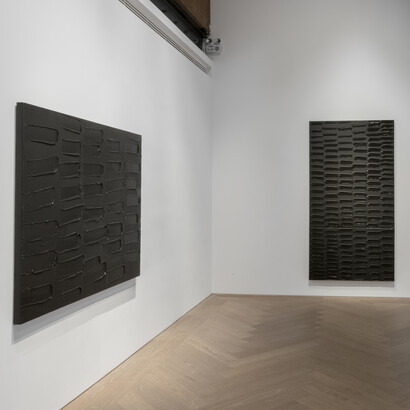 View of Pierre Soulages’ exhibition at Perrotin Shanghai
Photo: Ringo Cheung
© Pierre Soulages / ADAGP, Paris, 2019. Courtesy of the artist & Perrotin