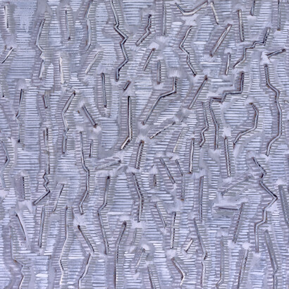 Alan Gussow (1931-1997), Frost Brittled Branches, 1976, Oil on canvas, 44 ½ x 48 inches. Courtesy of Driscoll Babcock Galleries